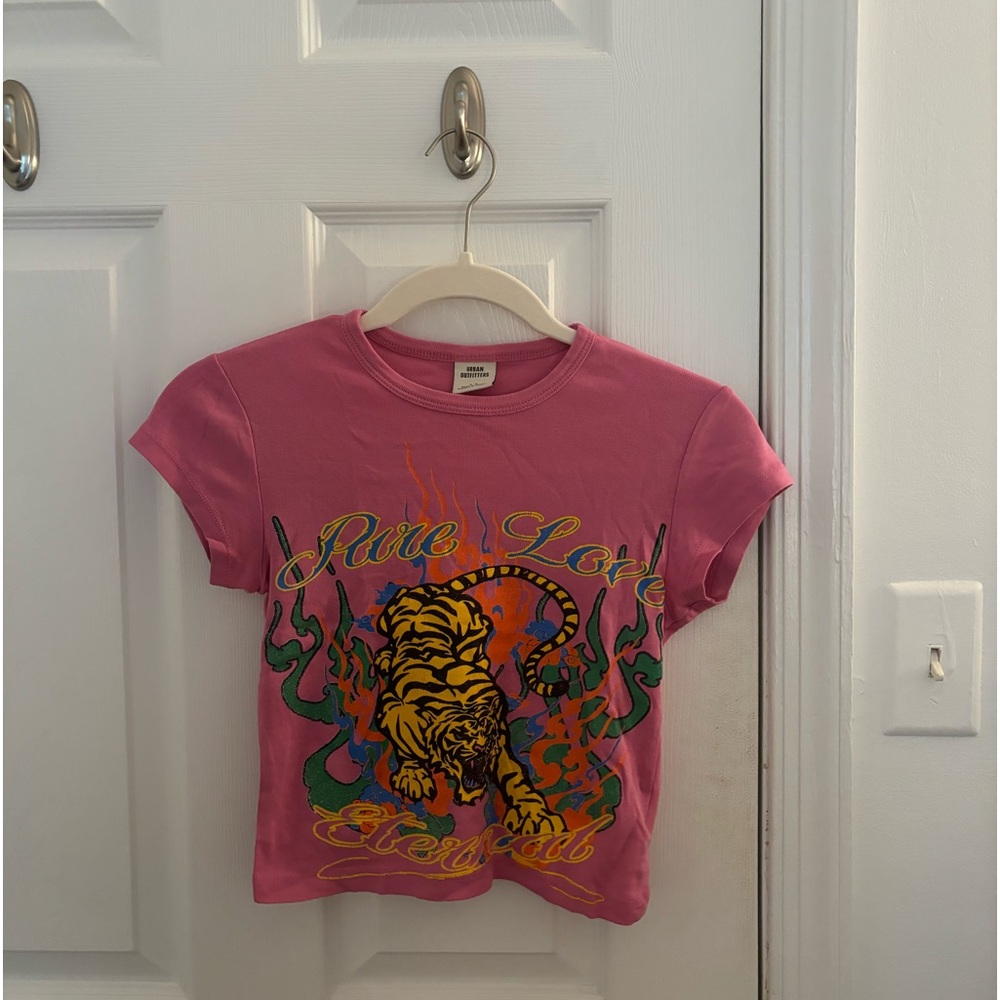 Urban Outfitters Pure Love Tiger Baby Tee